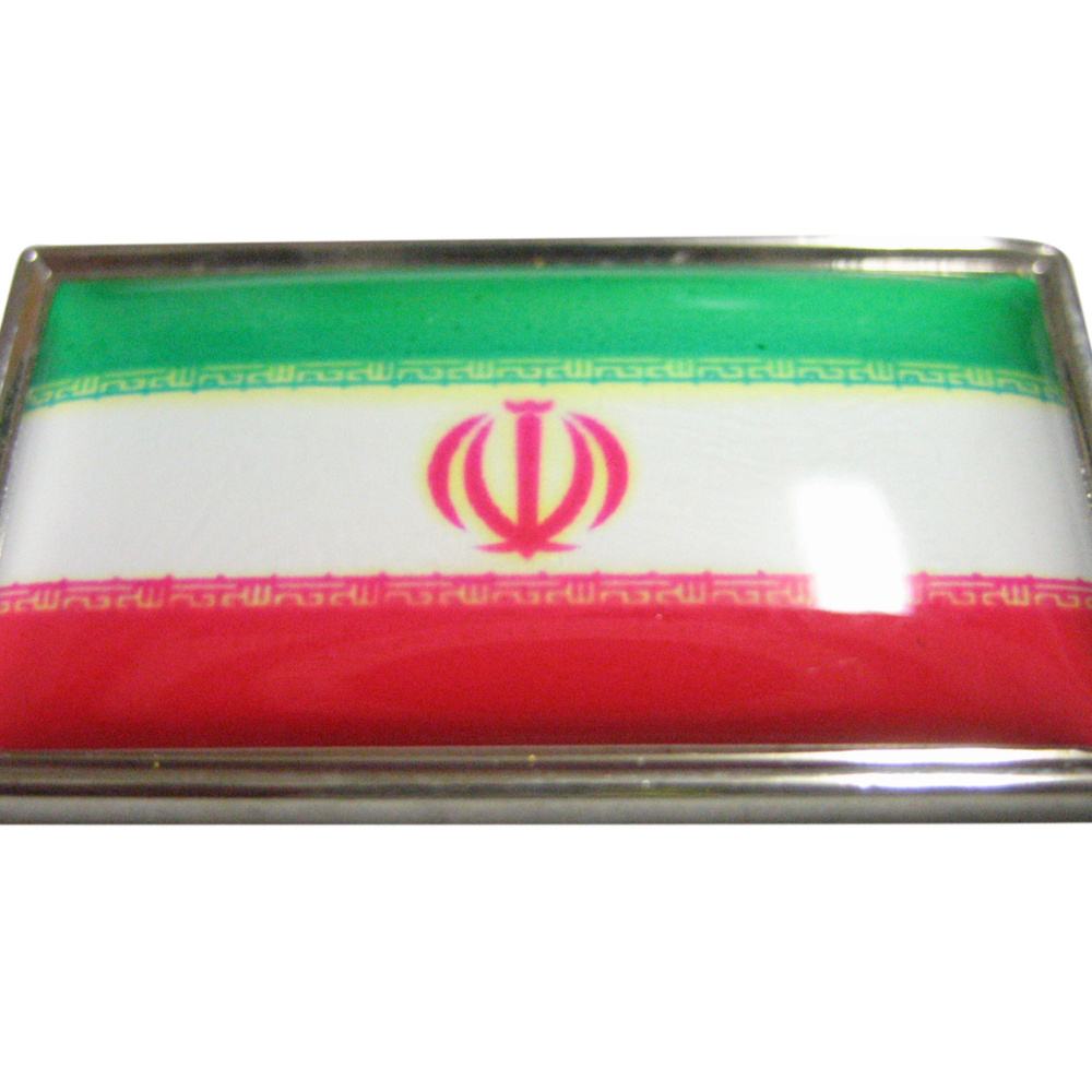 Thin Bordered Iran Flag Magnet